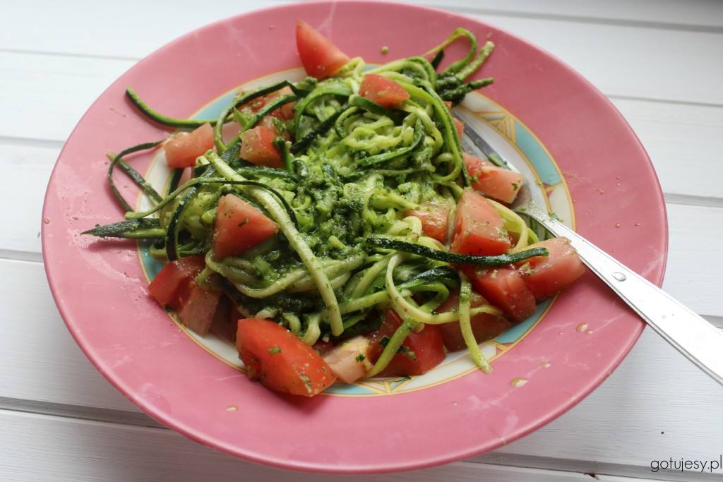 Spaghetti z cukinii