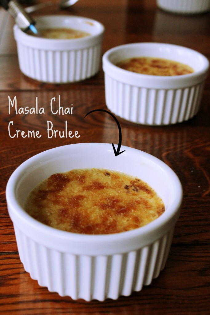 Masala Chai Crème brûlée